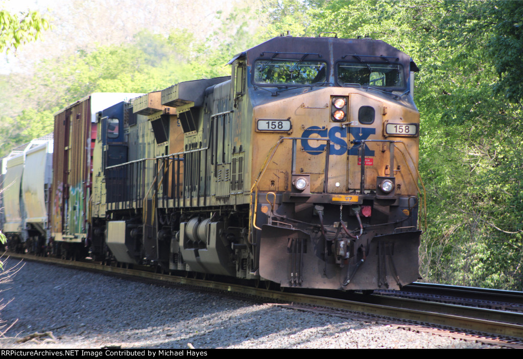 CSX Freight Train in Collinsville IL